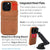 iPhone 14 Pro Genuine Leather M2GL Card Case [Light Brown]