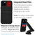 iPhone 14 Plus Luxe M2 Card Case [Black]