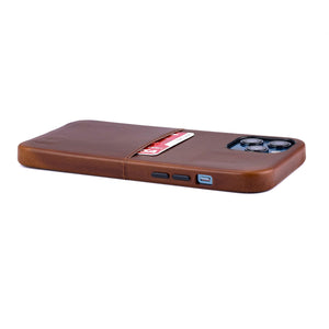 Virtuosa Genuine Leather M1 Card Case for iPhone 12 Pro Max [Brown]