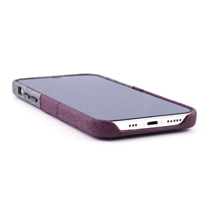 iPhone 12 Pro Max Luxe M2 Wallet Case [Maroon/Grey]