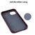 iPhone 15 Plus Luxe M2 Card Case [Burgundy]
