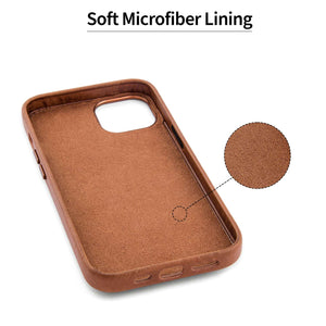 iPhone 13 Genuine Leather M2GL Card Case [Light Brown]
