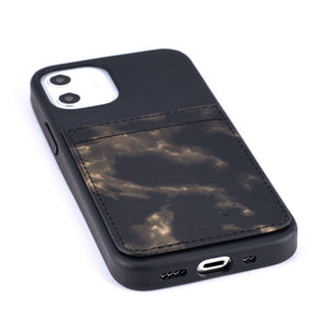 iPhone 12 Mini M2T Wallet Case [Black/Gold]