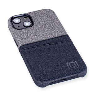 iPhone 13 Luxe M2 Wallet Case [Black/Grey]
