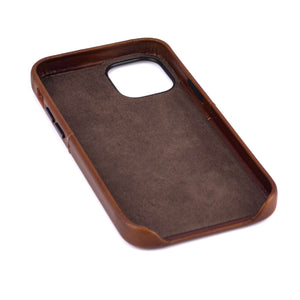Virtuosa Genuine Leather M1 Card Case for iPhone 12 Mini [Brown]