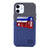 iPhone 12/12 Pro Luxe M2 Wallet Case [Blue/Grey]