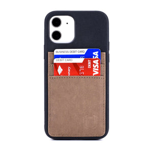 iPhone 12/12 Pro Bio M2B Wallet Case [Black/Tan]