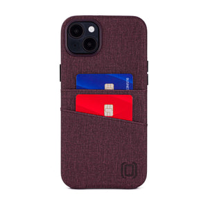 iPhone 14 Plus Luxe M2 Card Case [Burgundy]