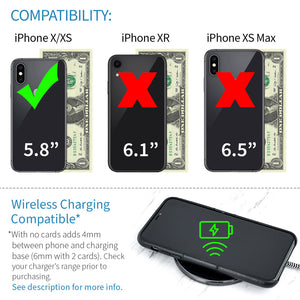 Exec Wallet Case for iPhone X and XS [Black]