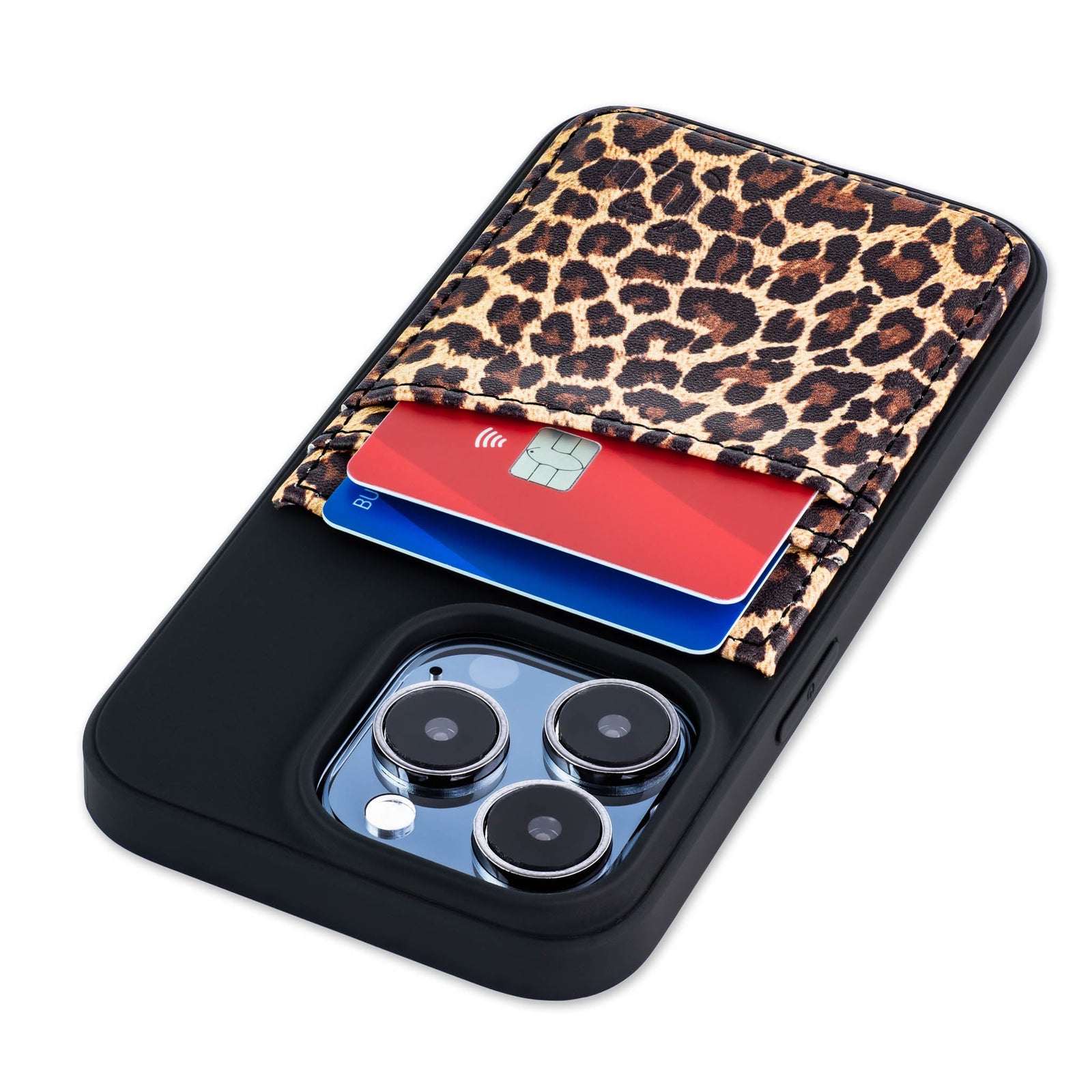 iPhone 15 Pro N2R Recycled Card Case [Leopard]
