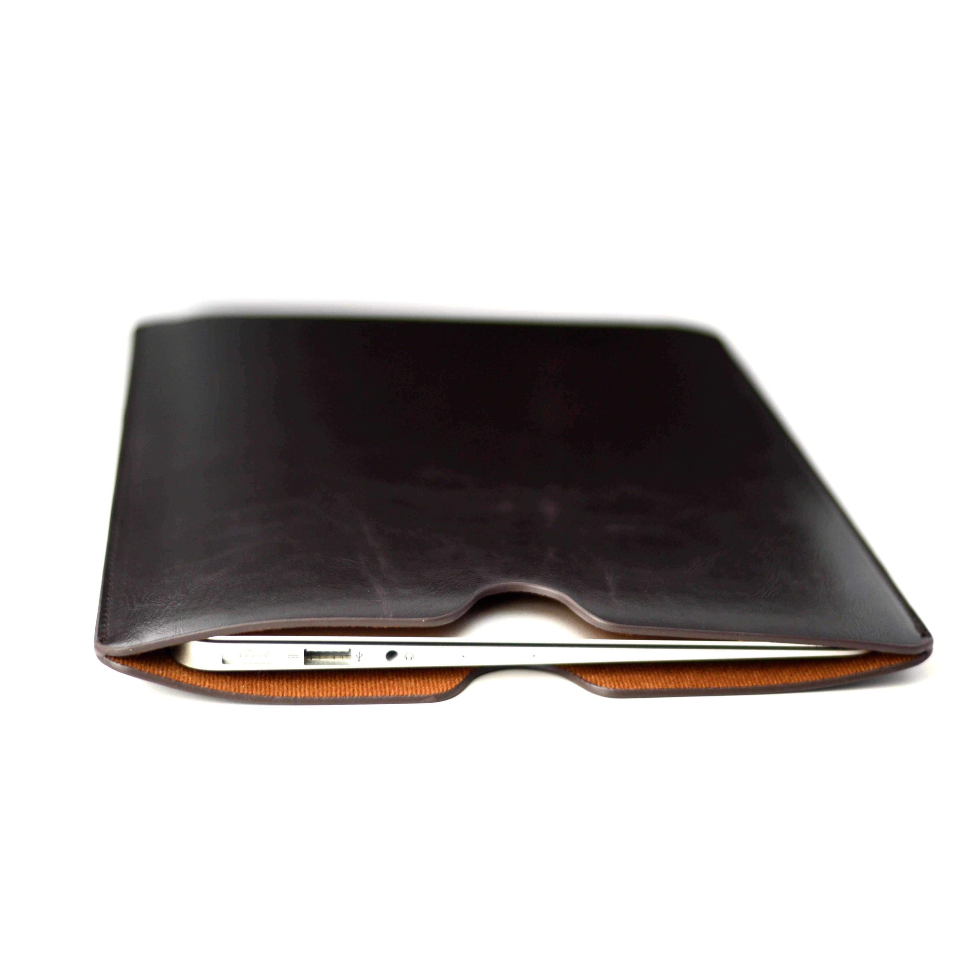 Executive Sleeve - Premium Synthetic Leather with Microfiber Lining - MacBooks MacBook Sleeve Dockem MacBook Air 13 Retina (2018 & 2019) 