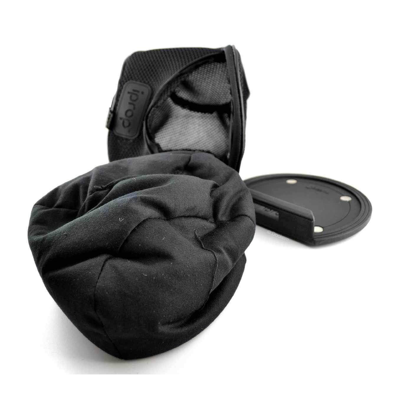 iCrib Tablet Bean Bag Pillow - Rebel Black Faux Leather | Catch.com.au
