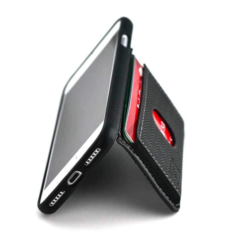 dock fahrradständer Kickstand Card Case with TPU Bumper for iPhone