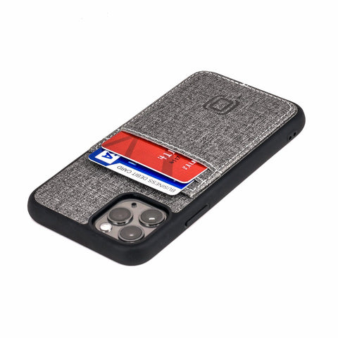 Luxe M2T Wallet Case with 2 Card Slots - iPhone iPhone Case Dockem iPhone 11 Pro Max Grey Luxe 