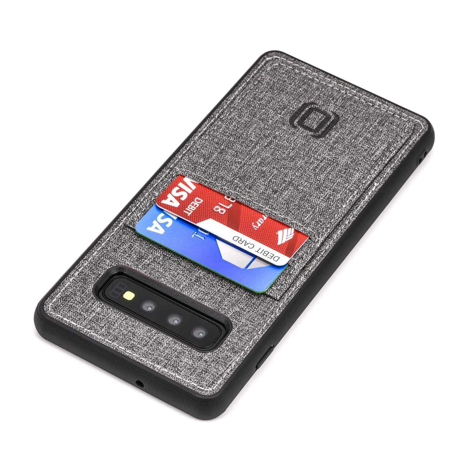 Luxe N2T Wallet Case for Samsung Galaxy S10, S10e, S10+ Samsung Case Dockem Galaxy S10+ Grey Luxe 
