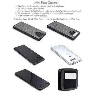 Minikin Magno Mount 3.0 Series: Minimalist Magnetic Wall and Car Mount with Adhesive Base Phone Mount Dockem 