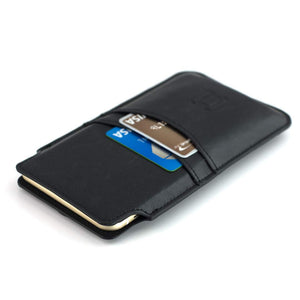 Provincial Wallet Sleeve with 2 Card Slots - iPhones iPhone Sleeve Dockem iPhone 12 Pro Max Black 