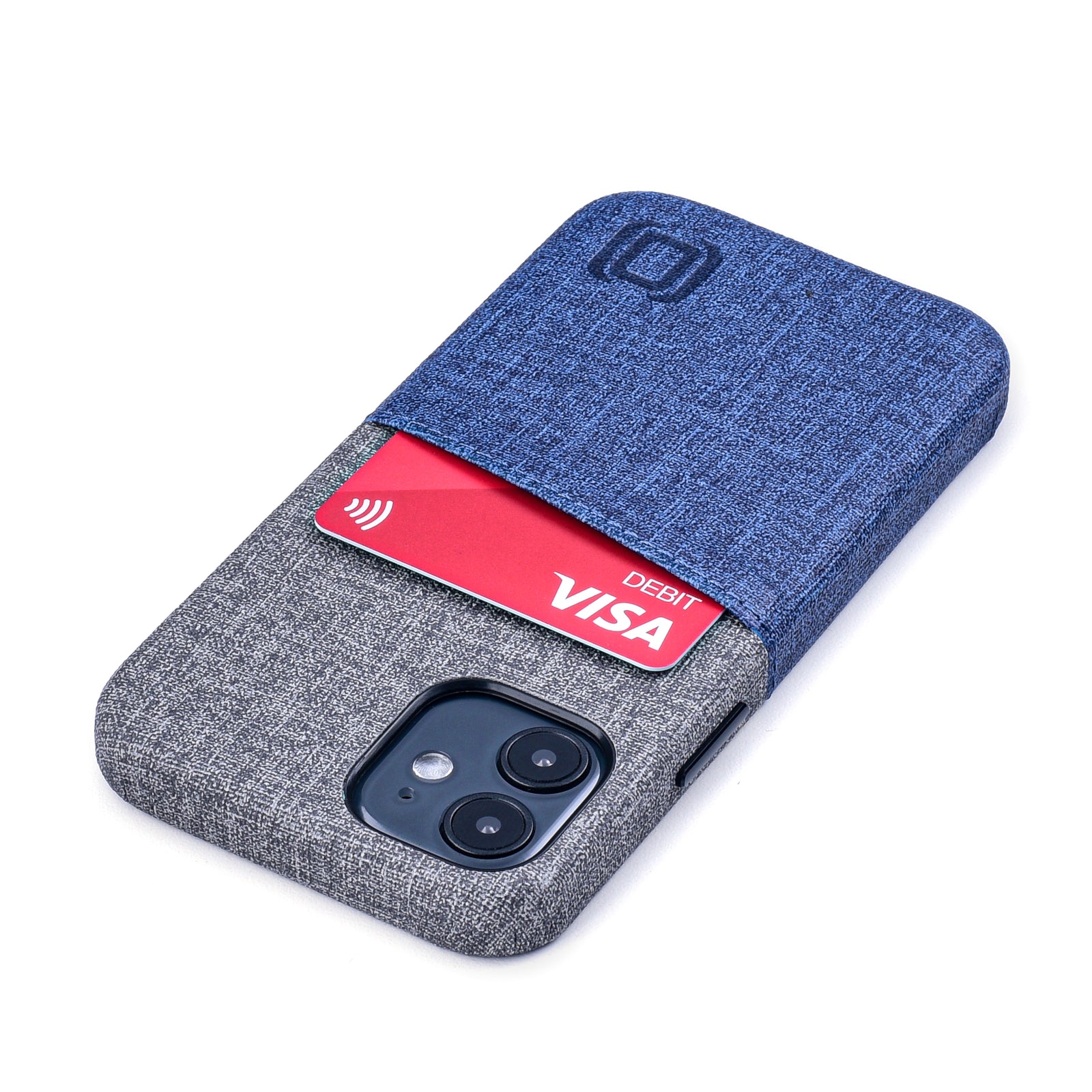 iPhone 12 Mini Luxe M2 Wallet Case [Blue/Grey]