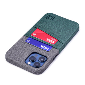 iPhone 12 Pro Max Luxe M2 Wallet Case [Green/Grey]