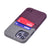 iPhone 12/12 Pro Luxe M2 Wallet Case [Maroon/Grey]