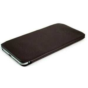 Ultra Slim Synthetic Leather Sleeve with Microfiber Lining for iPhone - Dark Brown iPhone Sleeve Dockem 